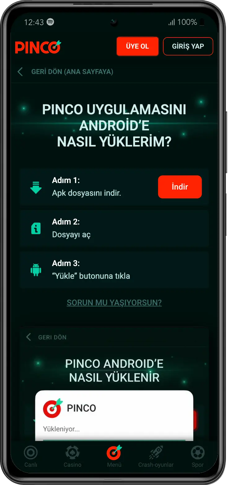 Pinco apk